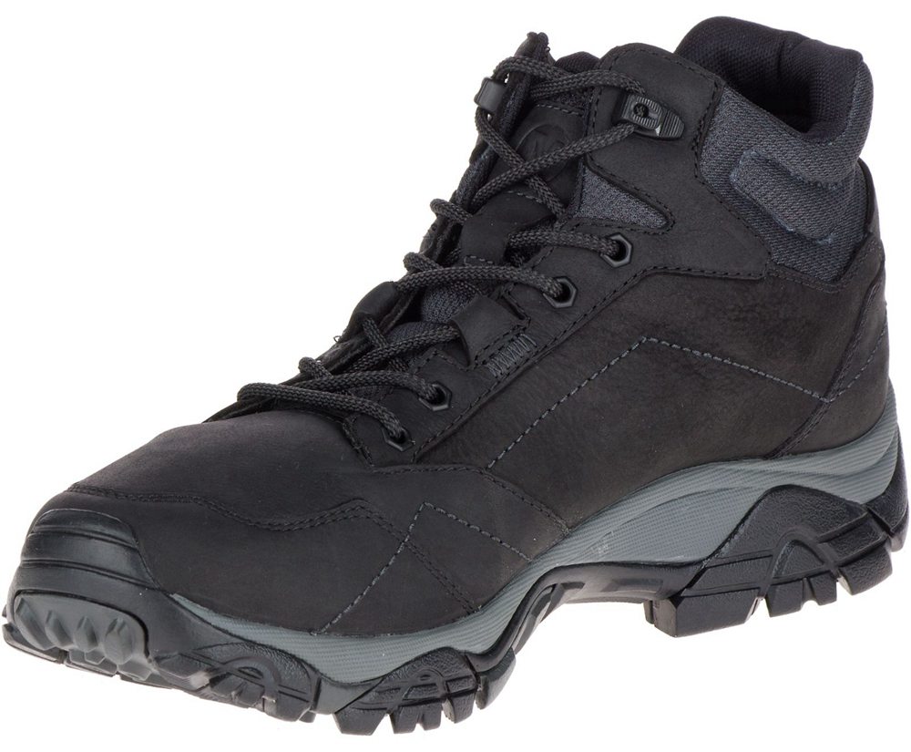 Merrell Støvler Herre - Moab Adventure Mid Waterproof - Sort - CVX258470